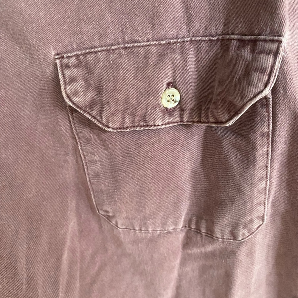Vintage Marroon Button Up - Picture 3 of 4